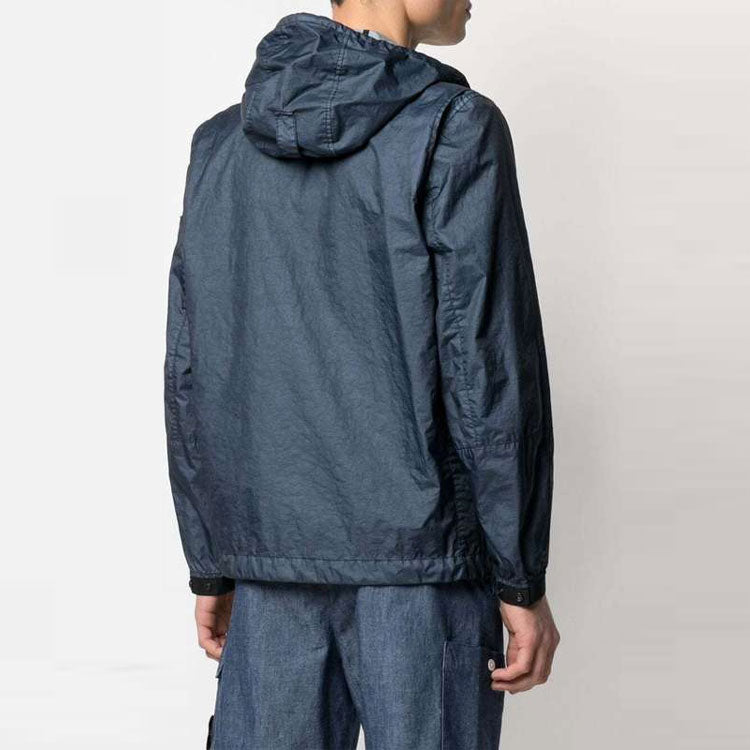 STONE ISLAND Membrana 3L TC Hooded Jacket 'Dark Blue' 741540523-V0024