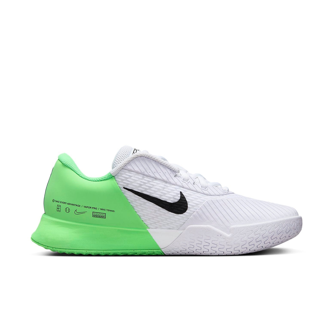 (WMNS) Nike Court Air Zoom Vapor Pro 2 HC 'White Poison Green' DR6192-105