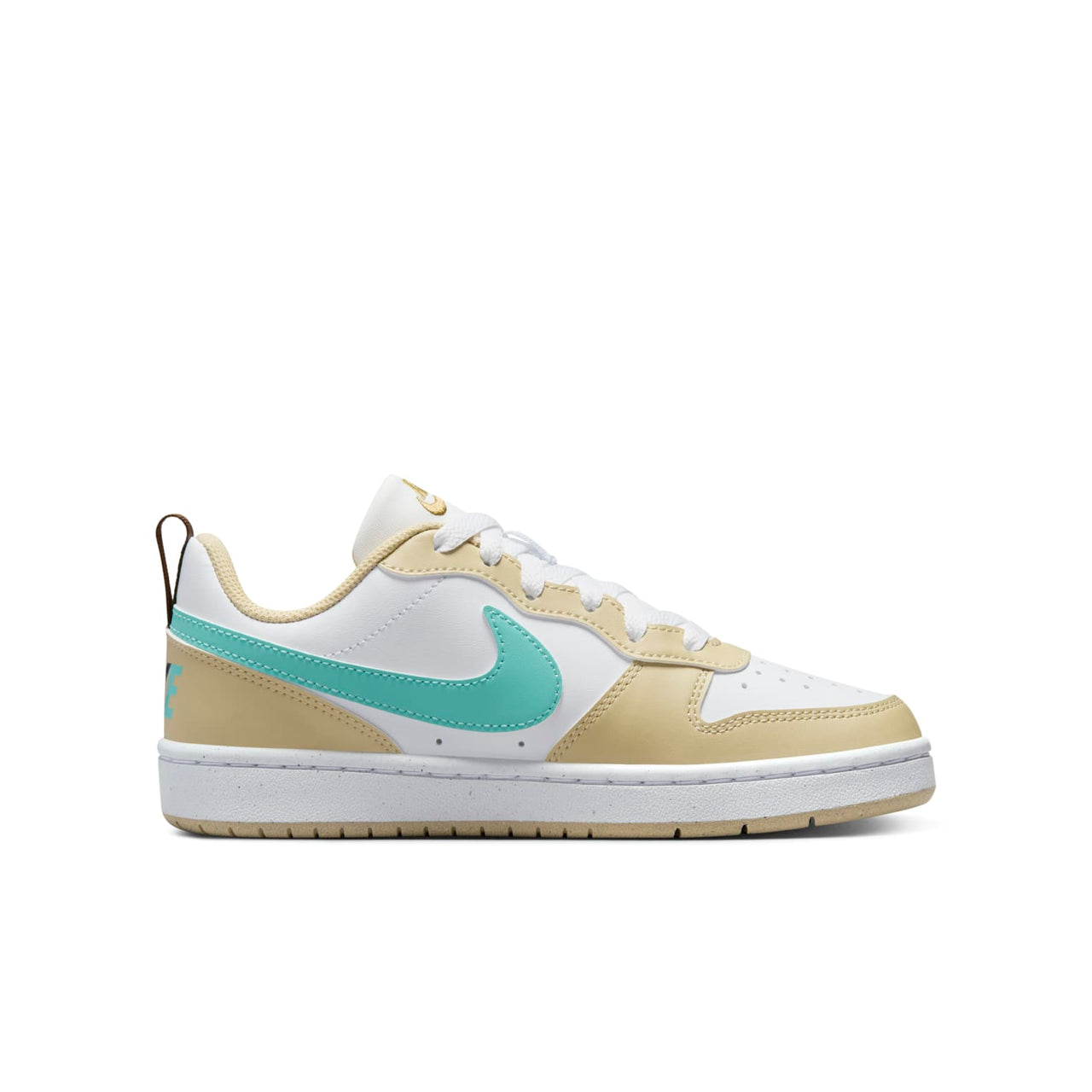 (GS) Nike Court Borough Low Recraft 'White Gold Mint' HM3726-731