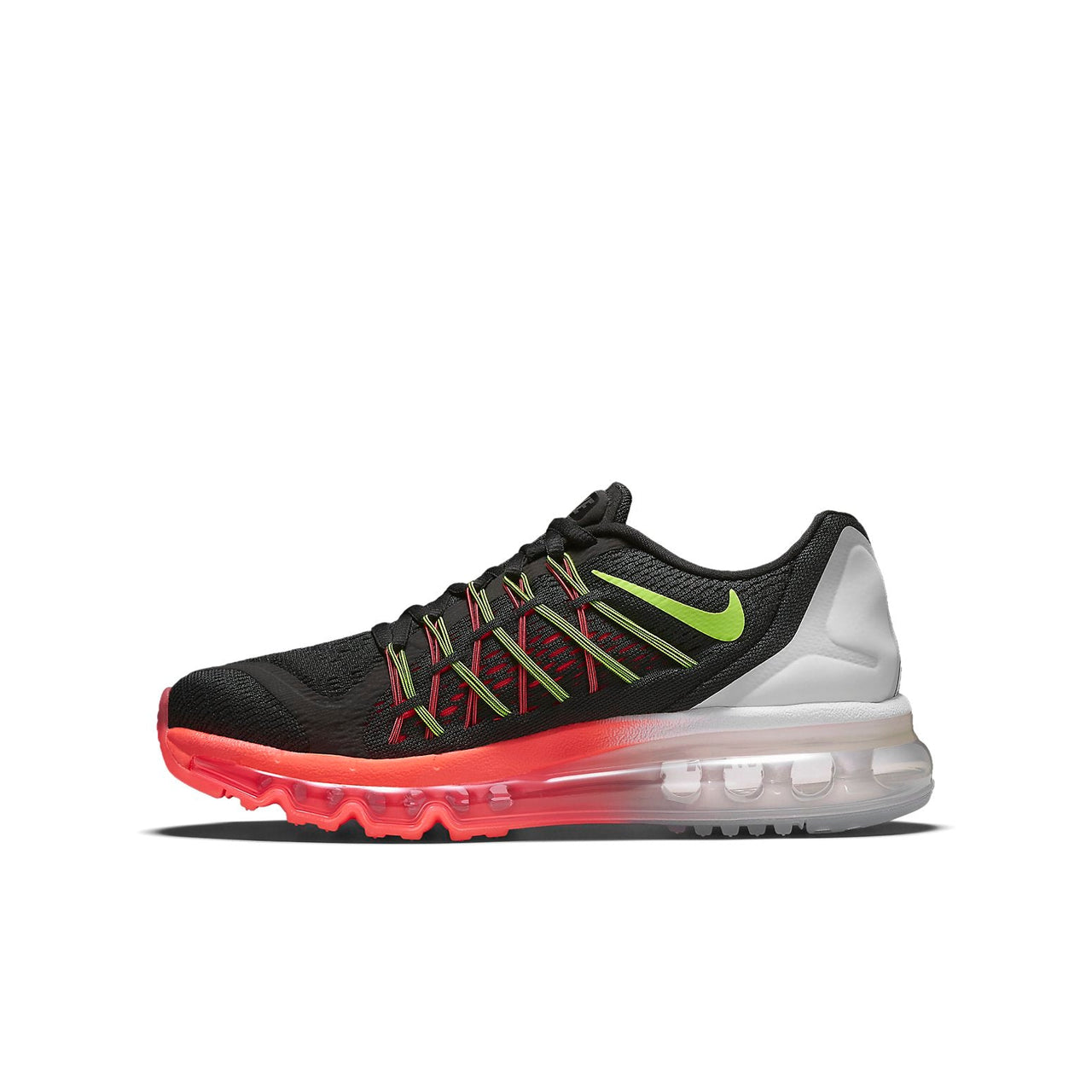 (GS) Nike Air Max 2015 'Black Neon Green Orange' 705457-005