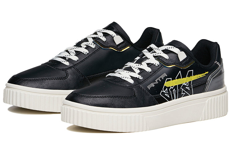 (WMNS) ANTA Life Series Sneakers 'Graffiti Black Yellow' 122028064-2