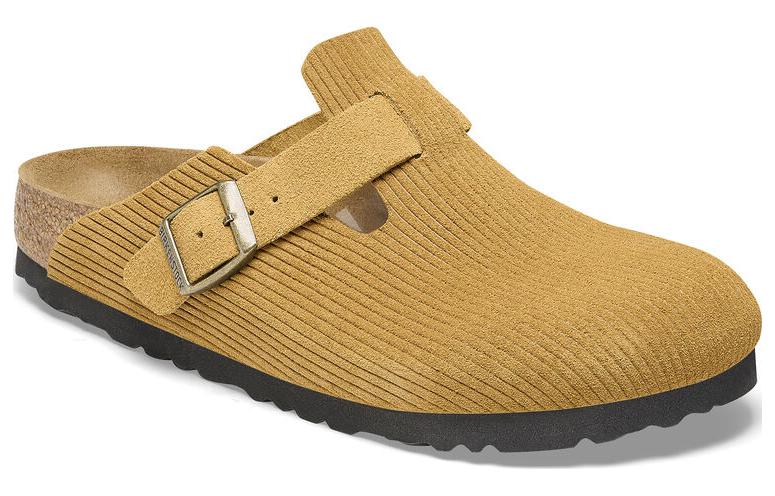 Birkenstock Boston Suede Embossed 'Cork Brown' 1026155