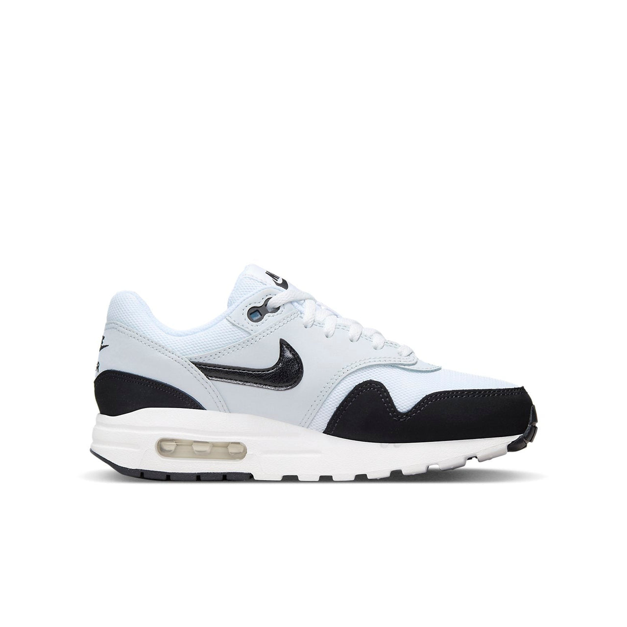 (GS) Nike Air Max 1 'White Pure Platinum Black' DZ3307-106
