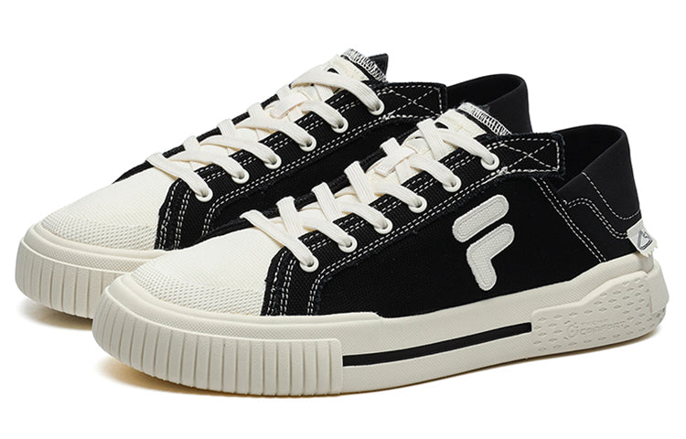 (WMNS) FILA FUSION x Wallride DX Skate Shoes 'Black White' T12W228203FBA