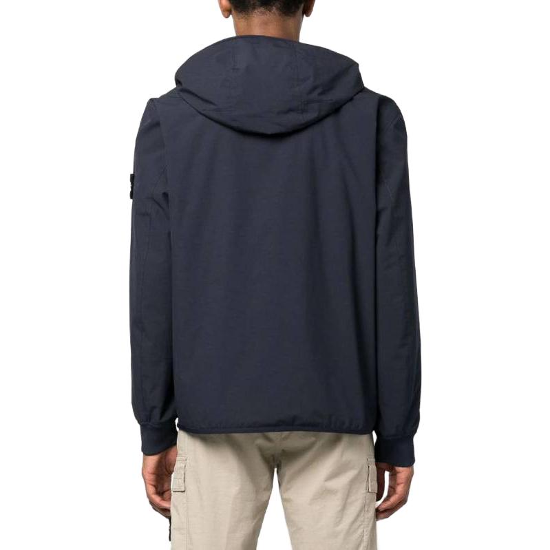 STONE ISLAND Plain Logo Jackets 'Navy' 791541027-V0020