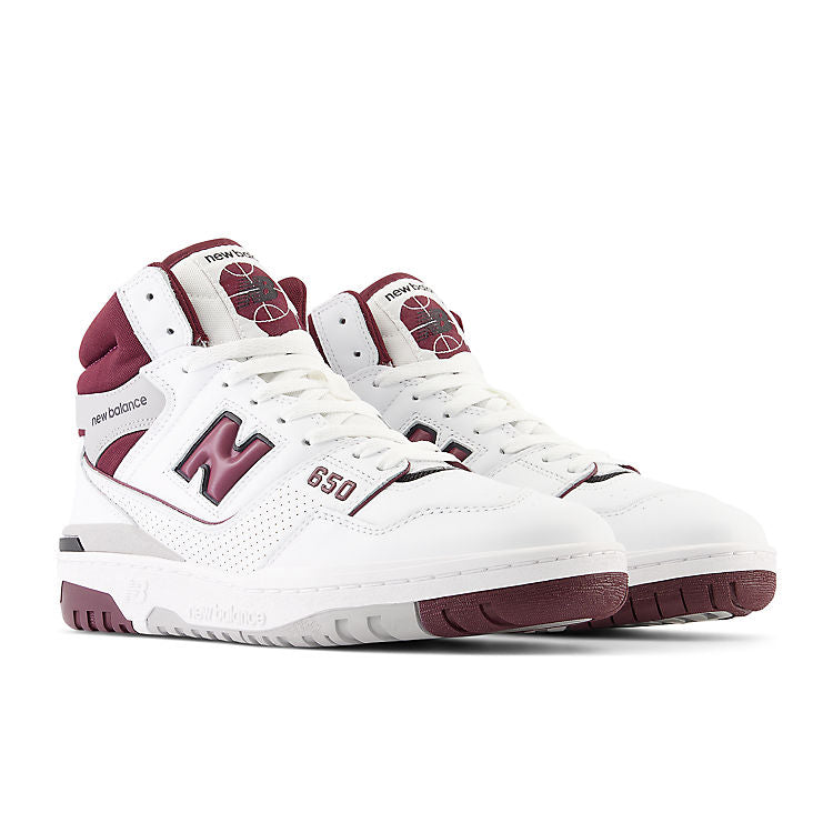 New Balance 650R 'White Burgundy' BB650RCH