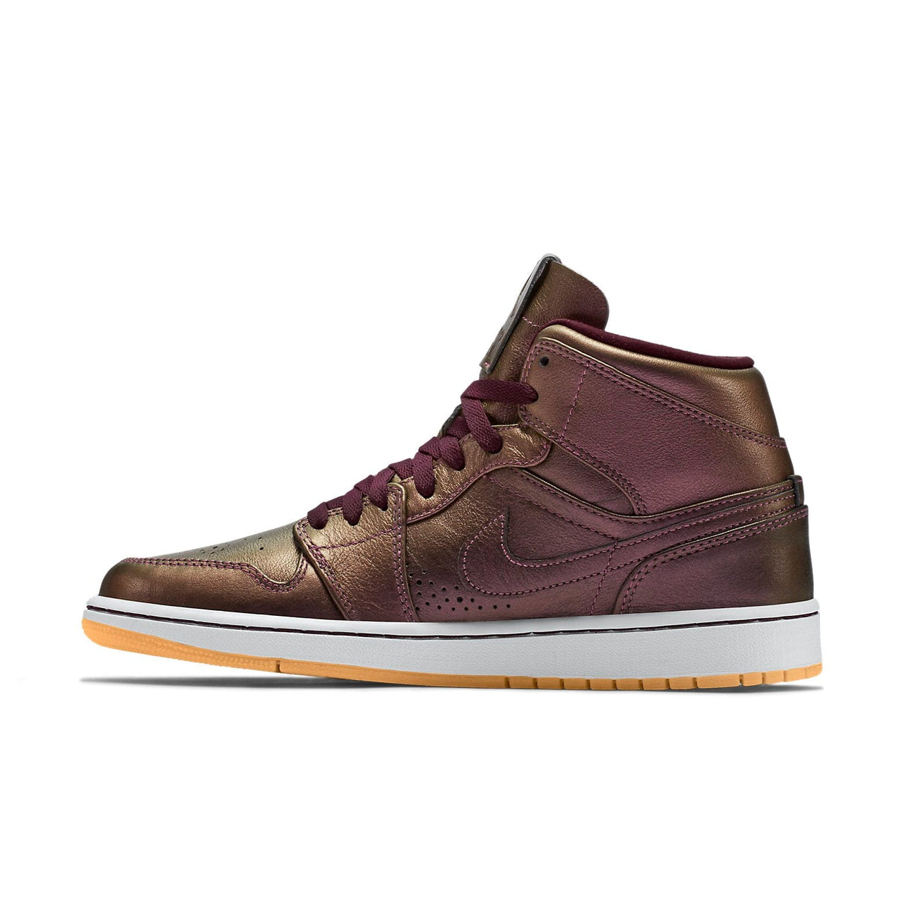 Air Jordan 1 Mid Nouveau 'Deep Burgundy' 629151-605