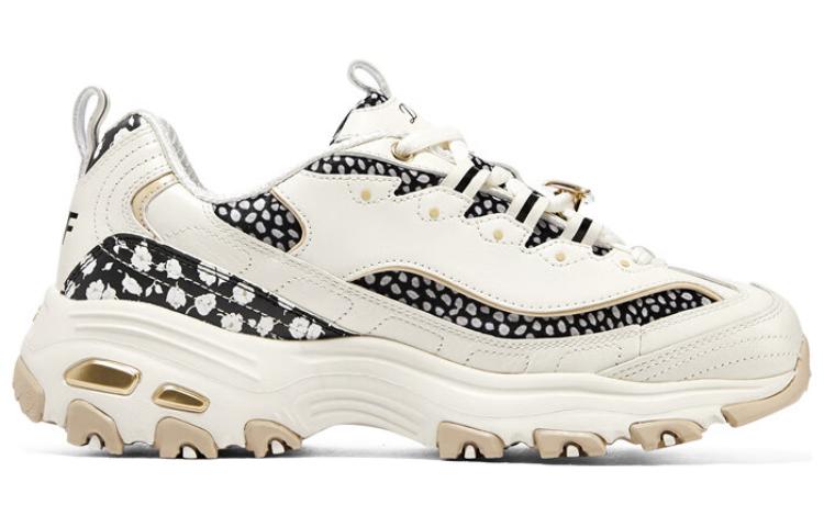 (WMNS) Skechers D'Lites x DVF 'Natural Black' 149678-NTBK