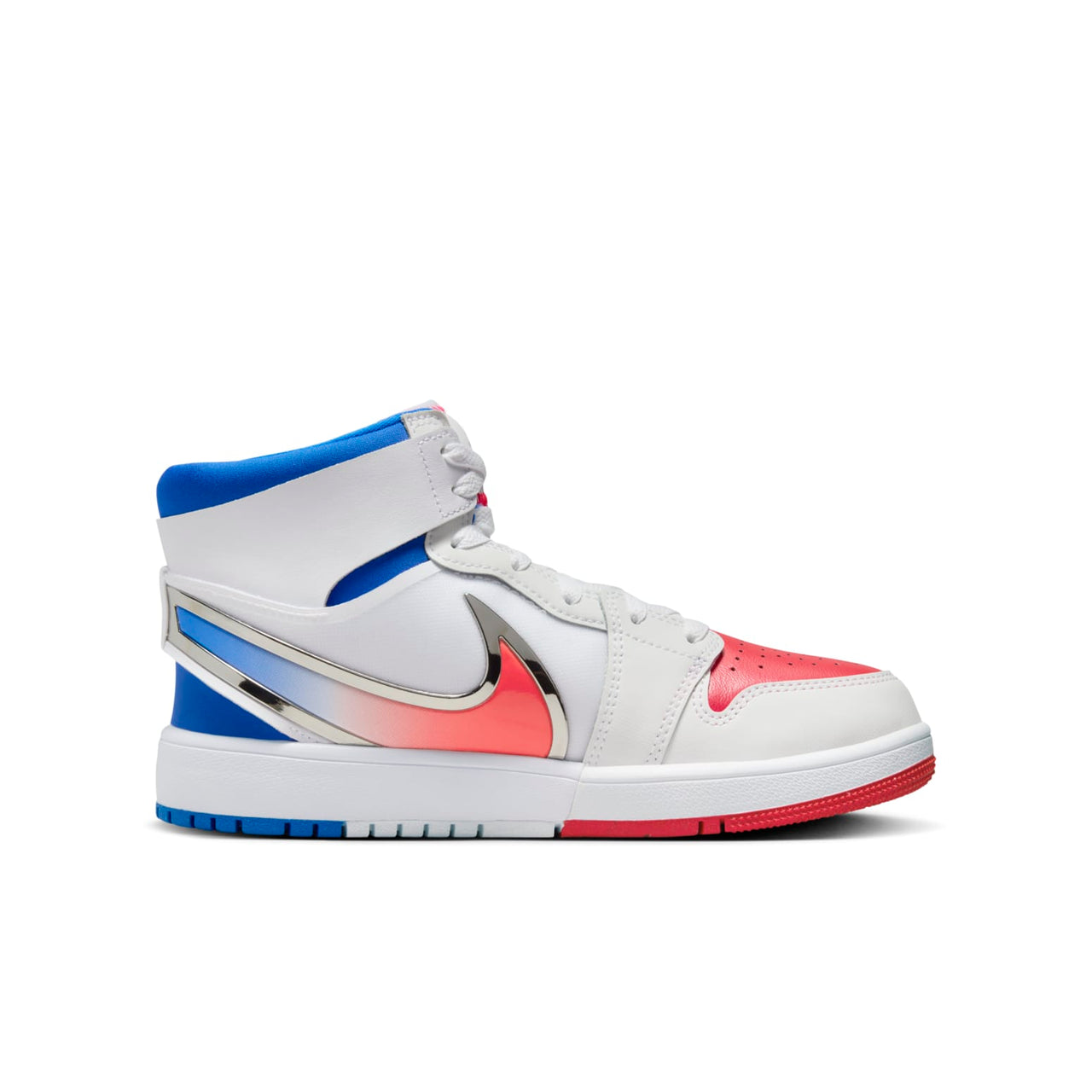 (GS) Air Jordan 1 Mid RM EasyOn 'White Racer Blue Red' FQ1281-100