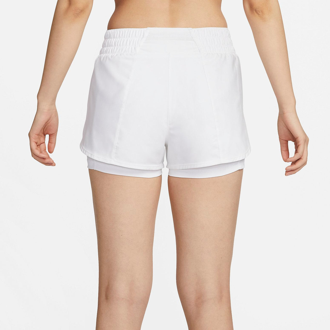 (WMNS) Nike Dri-FIT One Mid Rise 3" 2-in-1 Shorts 'White' DX6013-100