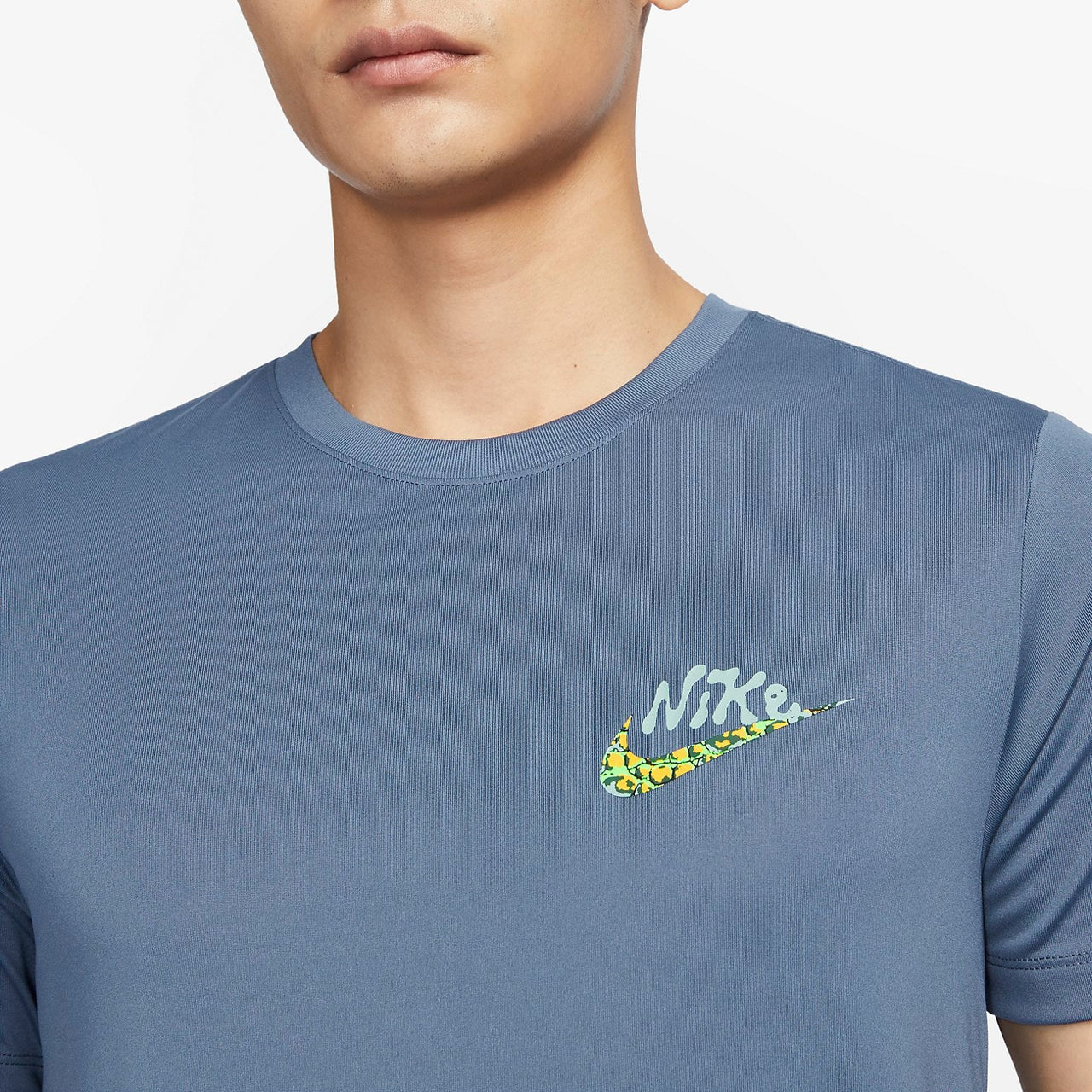 Nike Dri-FIT Fitness T-Shirt 'Blue' FJ2372-491
