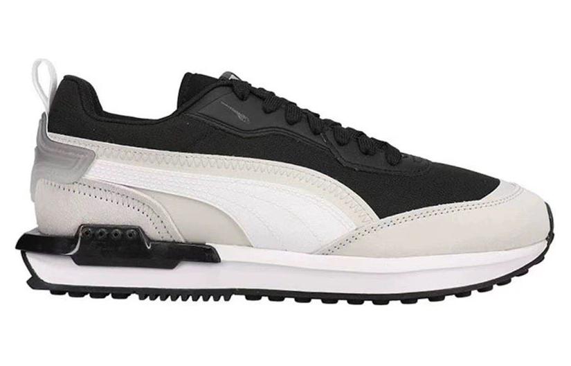 PUMA City Rider Gradient Lace Up 'Black Grey' 383703-03