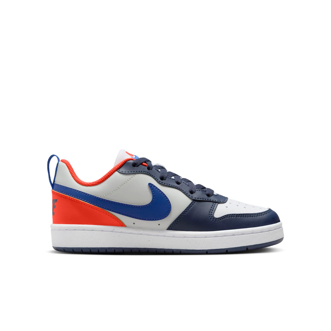 (GS) Nike Court Borough Low Recraft 'Midnight Navy Team Orange' DV5456-401