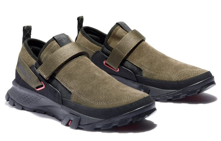 Timberland Mills Falls Slip-On Leather Shoes 'Olive Green Suede' A25KK901
