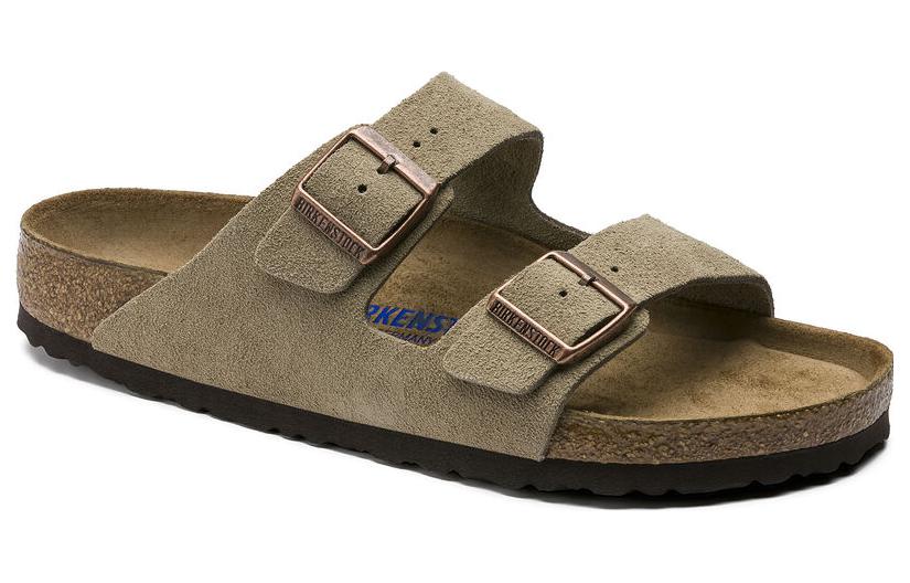 Birkenstock Arizona Soft Footbed Suede Leather 'Taupe' 0951301