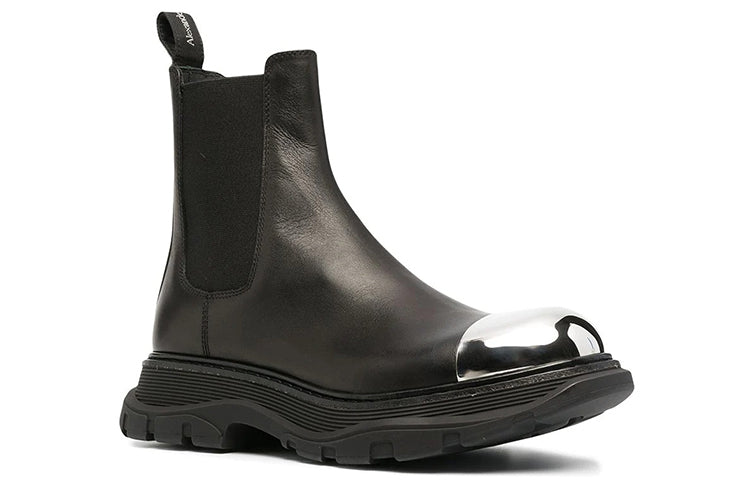 Alexander McQueen Tread Slick Boot 'Black Silver' 634614WHXHF1081