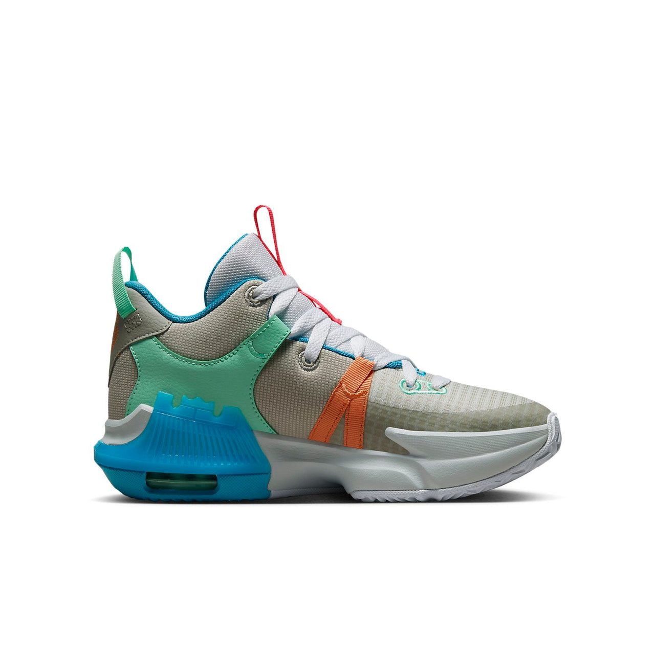 (GS) Nike LeBron Witness 7 'Grey Fog Multi-Color' DQ8650-003