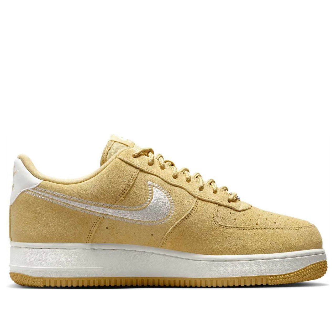 Nike Air Force 1 Low '07 LV8 'Buff Gold Sail Embroidered Swoosh' HJ4465-700