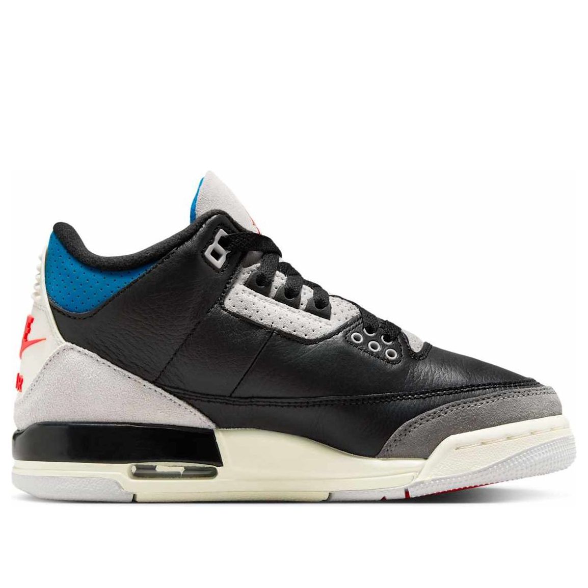 (GS) Air Jordan 3 Retro 'Black Military Blue' IB8968-004