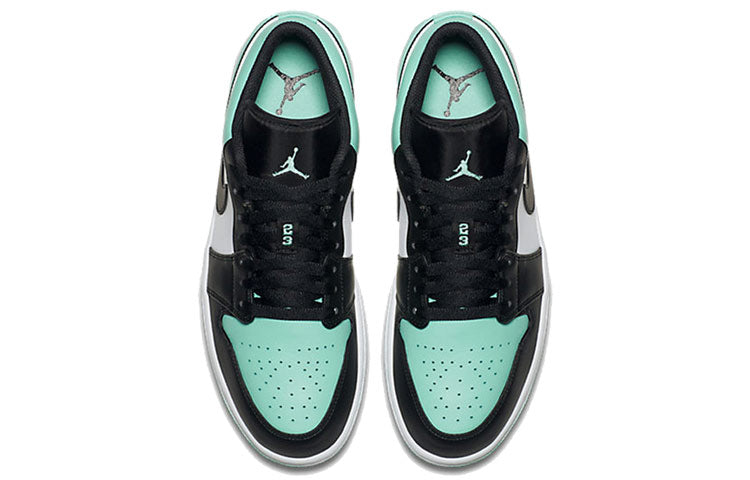 Air Jordan 1 Retro Low 'Emerald' 553558-117 • SneakerSouqq