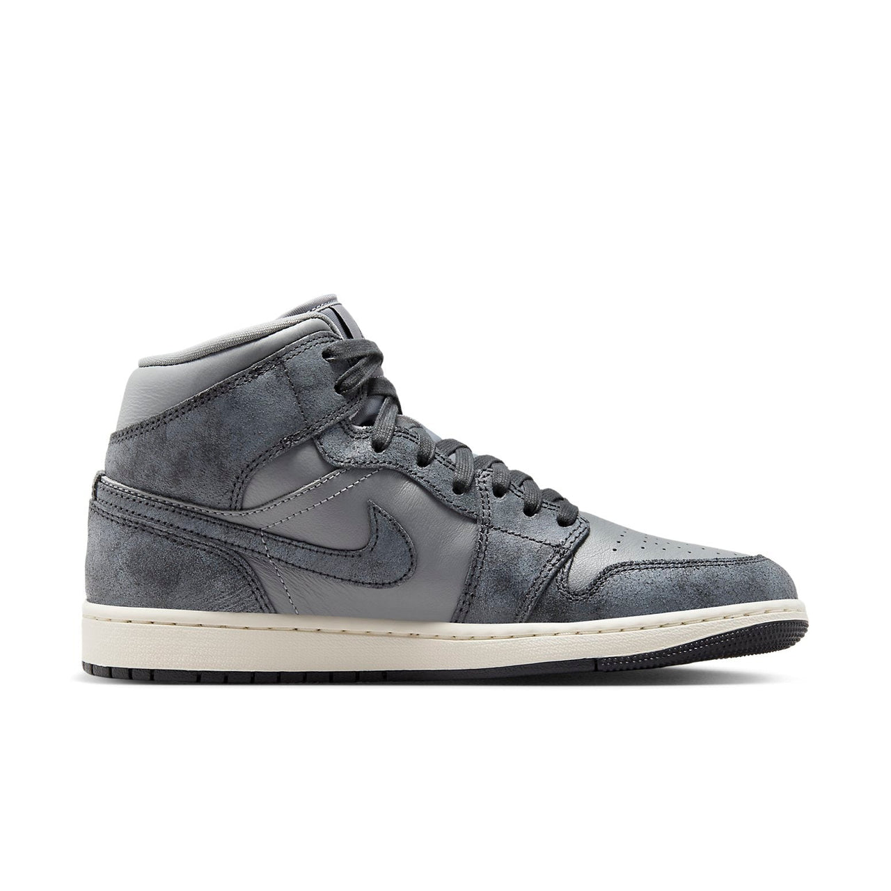 (WMNS) Air Jordan 1 Mid 'Distressed Smoke Grey' FJ3448-001