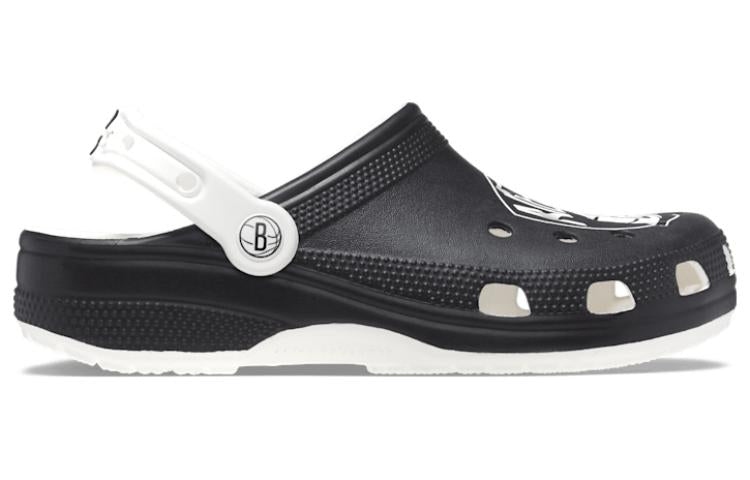 Crocs Brooklyn Nets Classic Clogs 'Black White' 208651-103