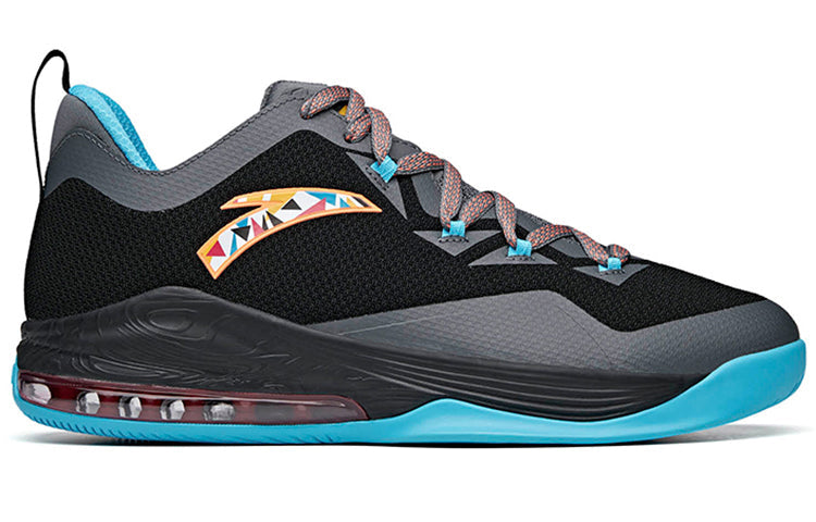 ANTA Shield Knit 'Black Grey Blue' 912121102S-1