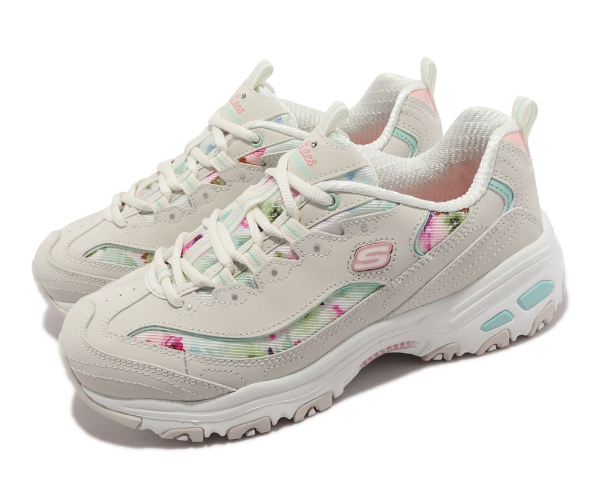 (WMNS) Skechers DLITES Blooming Fields 'Natural Multicolor' 149794-NTMT