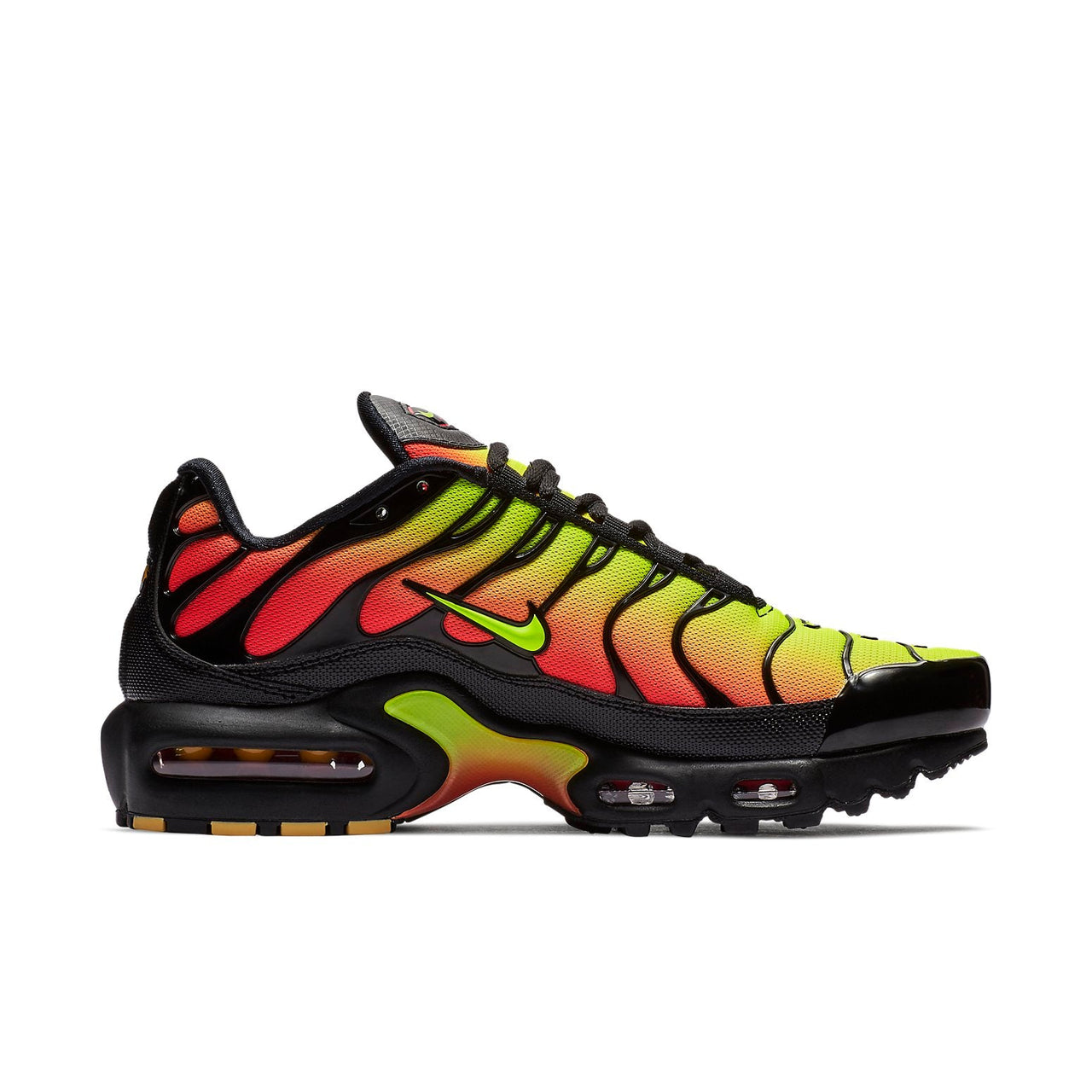 (WMNS) Nike Air Max Plus 'Black Volt Solar Red' AQ9979-001
