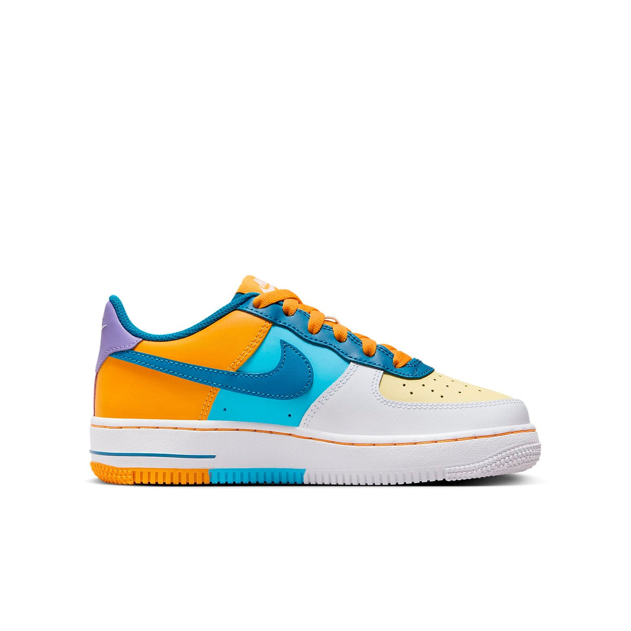 (GS) Nike Air Force 1 Low 'Multi Color Orange Blue' FQ8368-902