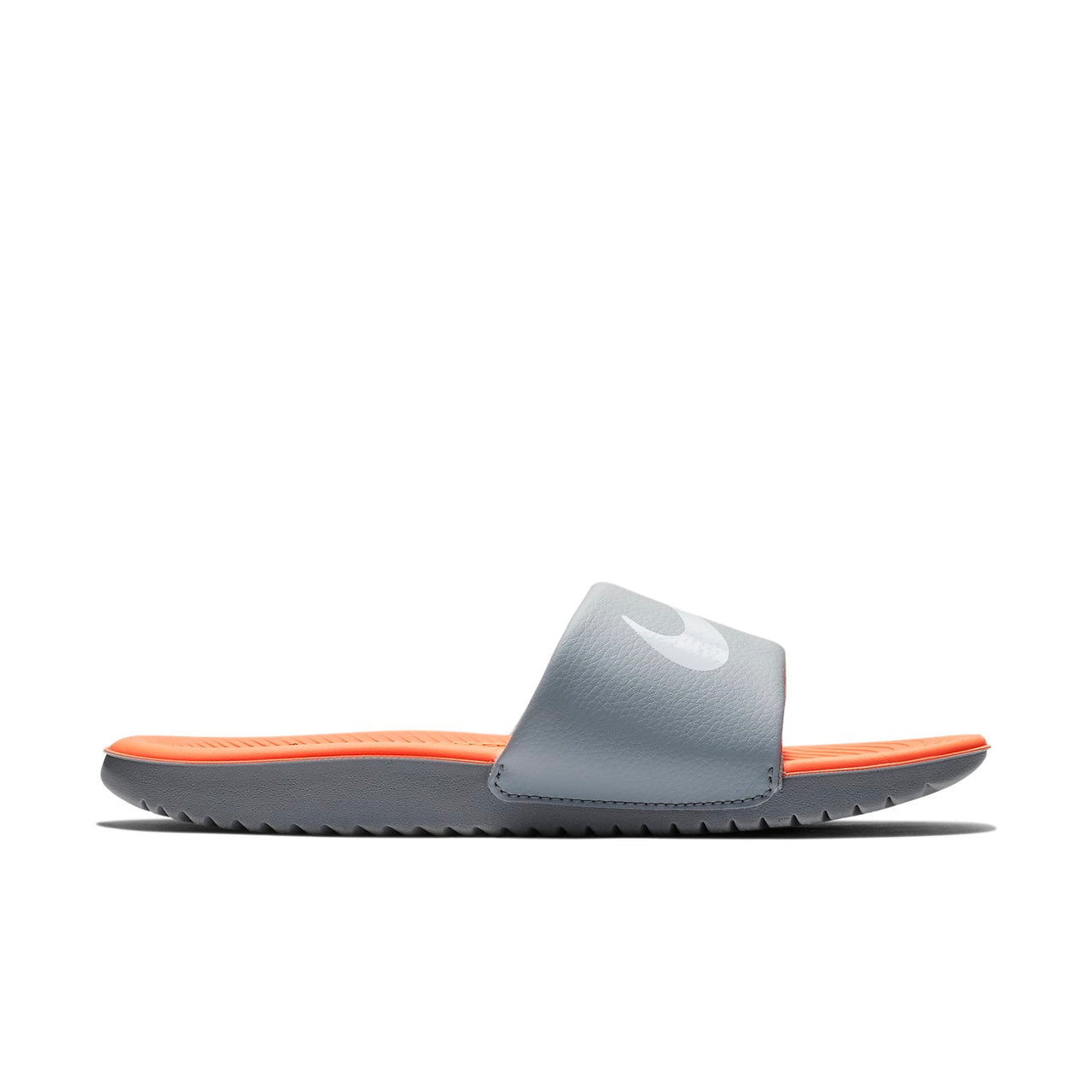 (GS) Nike Kids' Kawa Slide Sandals Grey/Orange 819352-801