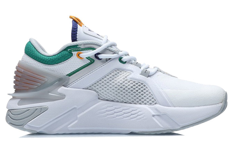 (WMNS) Li-Ning 001 Ti 'White Grey Green' AGLR008-3