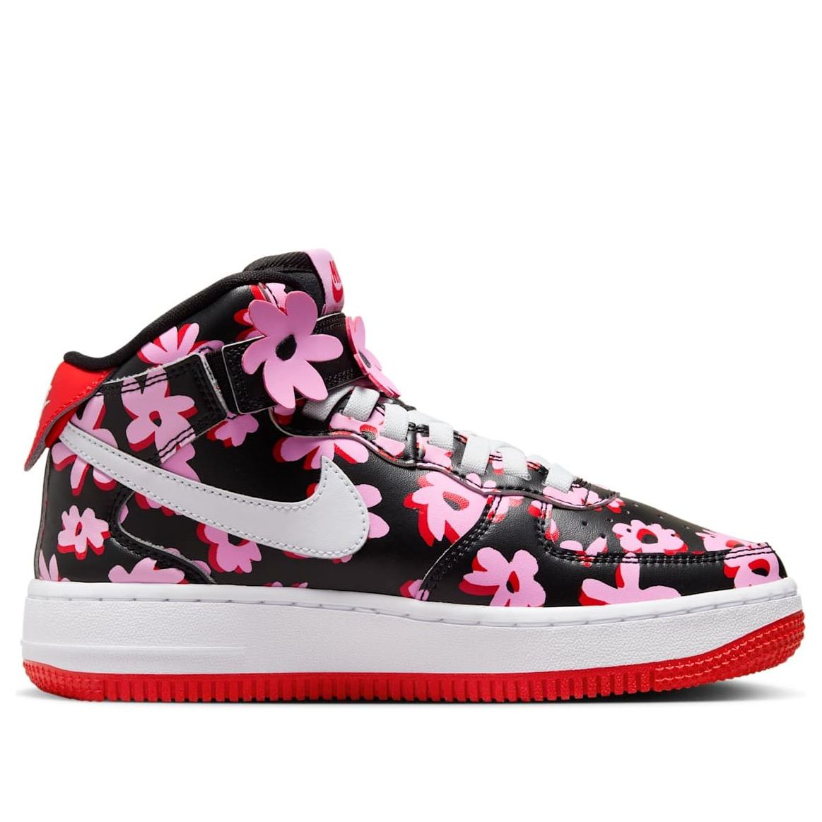 (GS) Nike Air Force 1 Mid EasyOn SE 'Flower Power' FQ3692-001