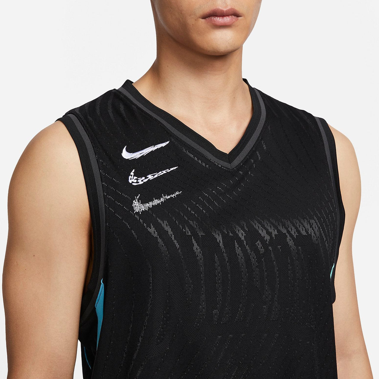 Nike DRI-FIT ADV Basketball Jersey 'Black' FJ6152-010
