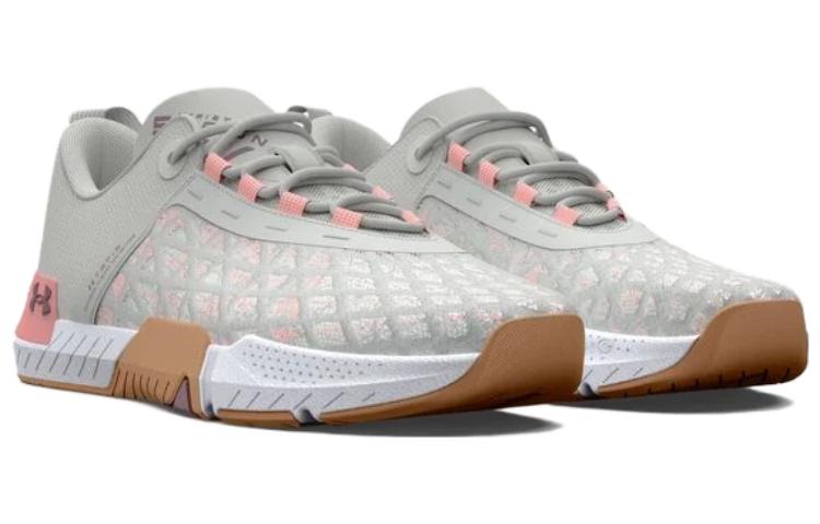 (WMNS) Under Armour TriBase Reign 5 'White Clay Pink Fizz' 3026022-300