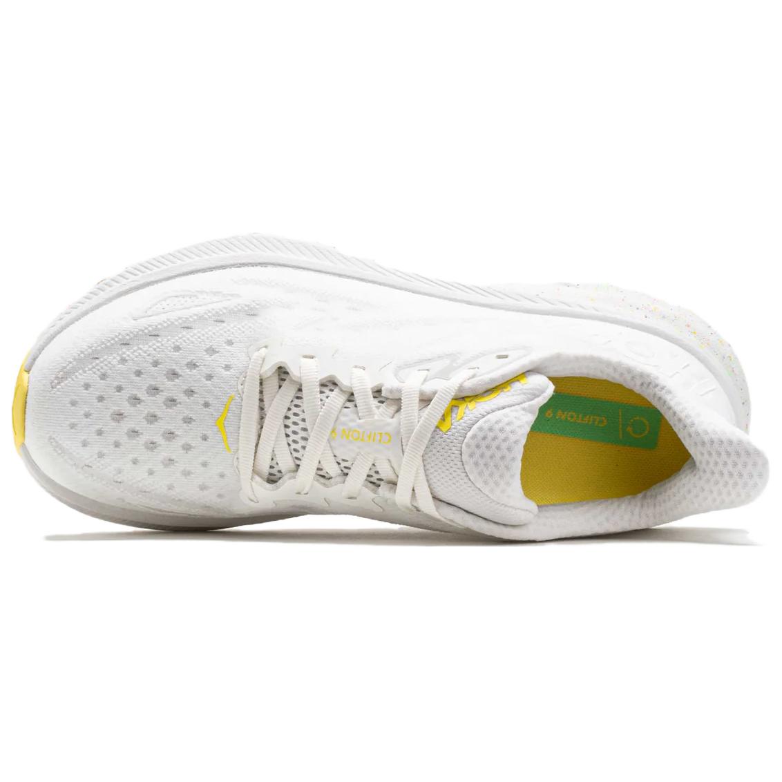 (WMNS) HOKA ONE ONE Clifton 9 'White Lemonade' 1127896-WTL
