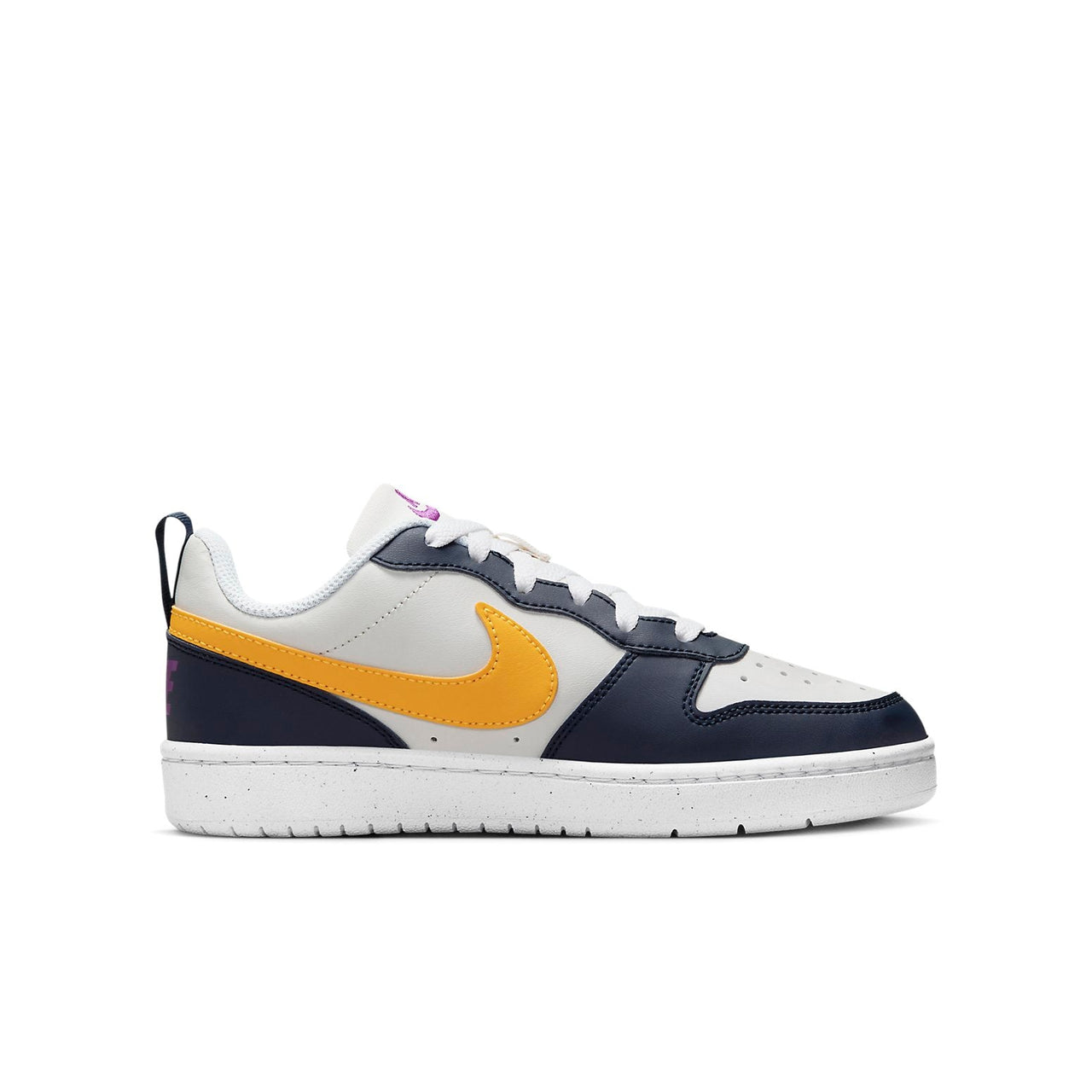 (GS) Nike Court Borough Low Recraft 'White Navy Gold' HJ3482-071