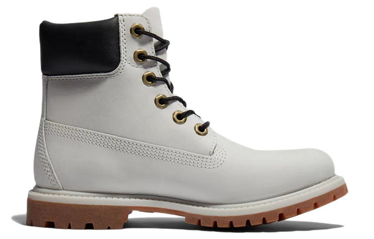 (WMNS) Timberland Premium 6 Inch Waterproof Boots 'Light Grey Nubuck' A5SS3027
