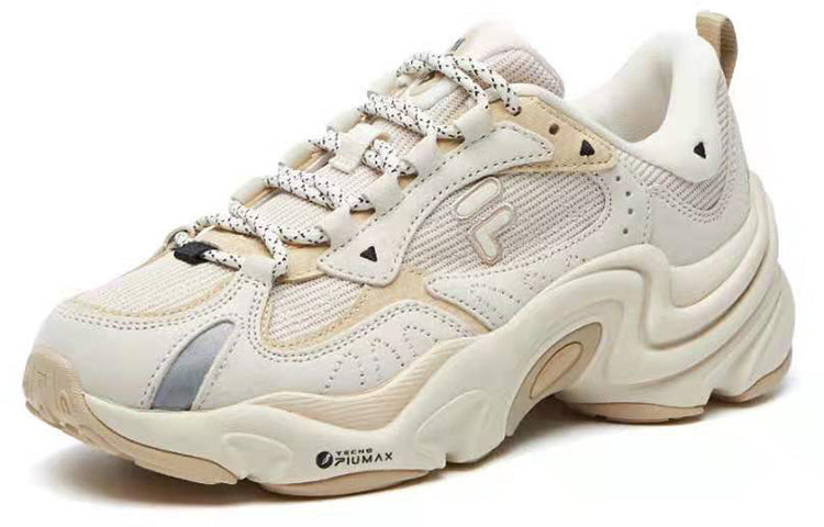 (WMNS) FILA FUSION Heritage Running Shoes 'Cream White' T12W131102FWS