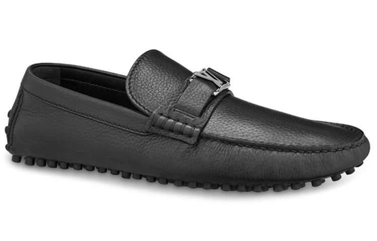 LOUIS VUITTON LV Hockenheim Moccasin Shoes 'Black' 1A5UTG