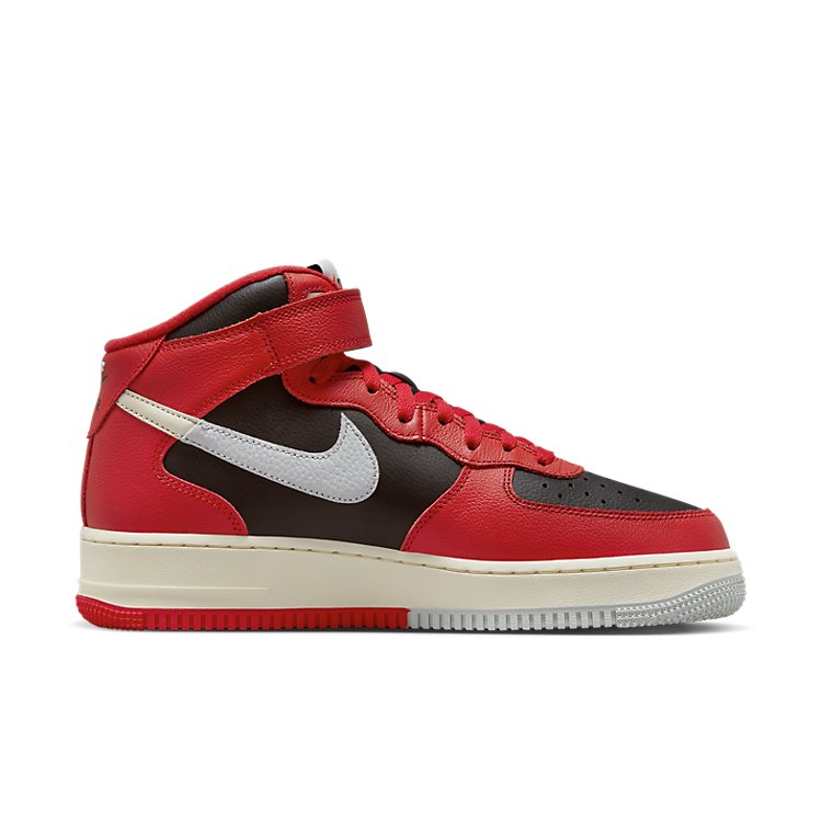 Nike Air Force 1 Mid LV8 'Split Black Red' DZ2554-001