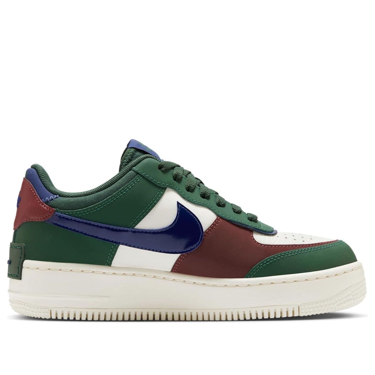 (WMNS) Nike Air Force 1 Shadow 'Fir Dark Team Red Sail' DZ1847-300