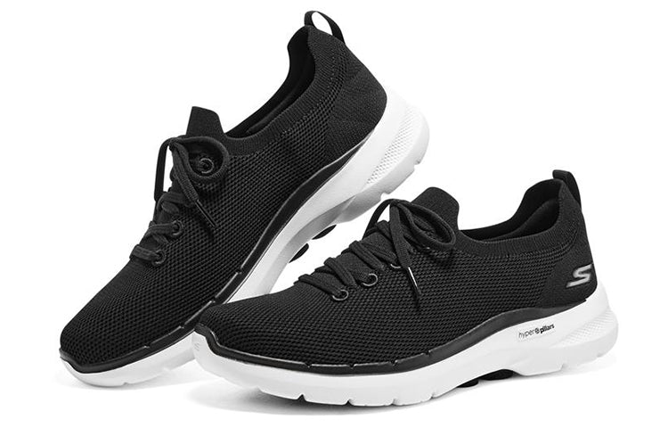Skechers Go Walk 6 Hyper Burst 'Black White' 216272-BKW