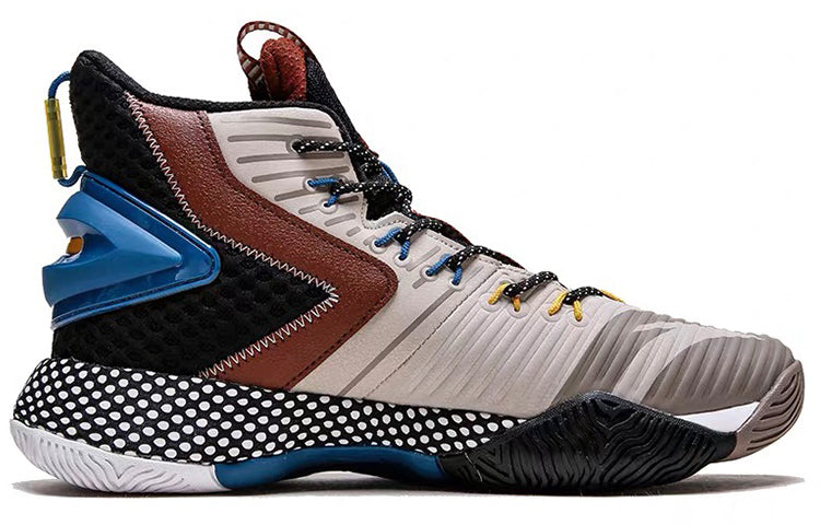 ANTA Quick Battle 3 'Grey Burgundy Blue' 11941606-8