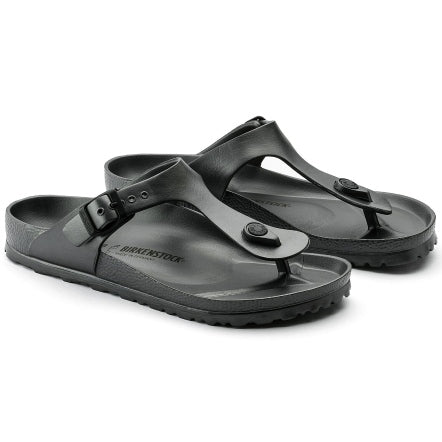 Birkenstock Gizeh Essentials EVA Metallic Sandals 'Anthracite' 1001505