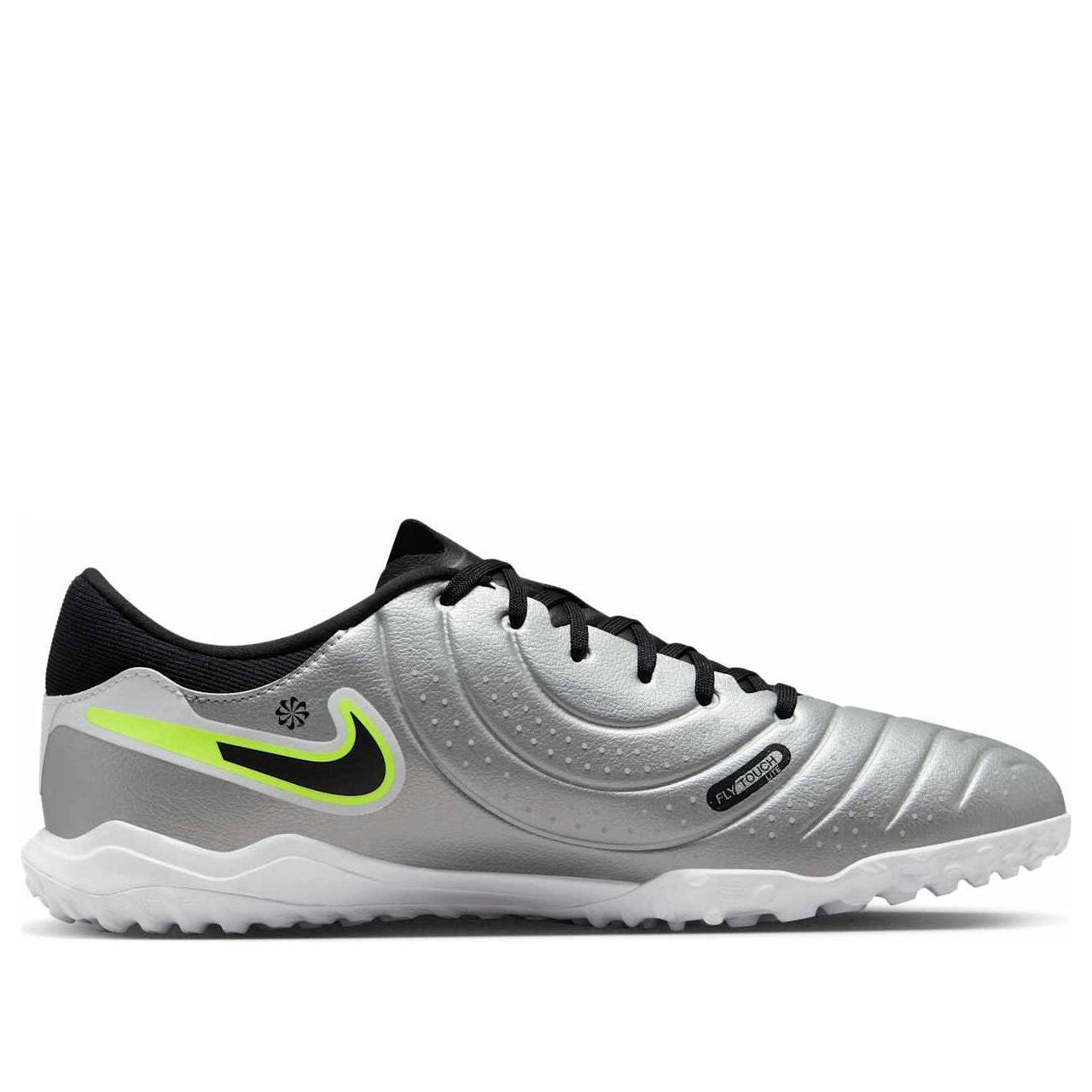 Nike Tiempo Legend 10 Academy TF 'Metallic Silver Black Volt' DV4342-001
