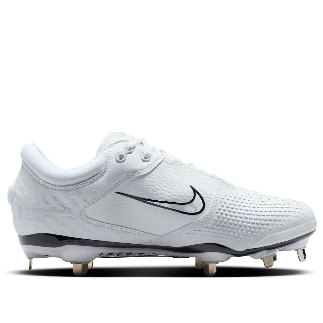 (WMNS) Nike Hyperdiamond 4 Elite 'White Pure Platinum Black' FZ0923-102