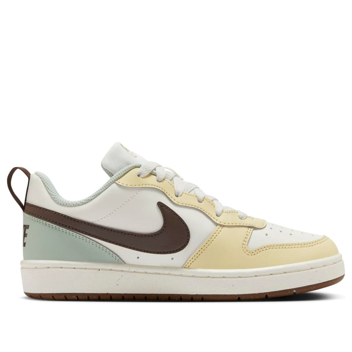 (GS) Nike Court Borough Low Recraft 'Sail Aqua Brown' HV1804-121