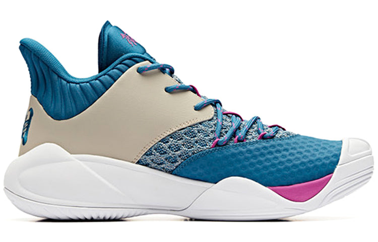 ANTA Basketball Series Sneakers Mid 'Blue Beige Purple' 11931605-14