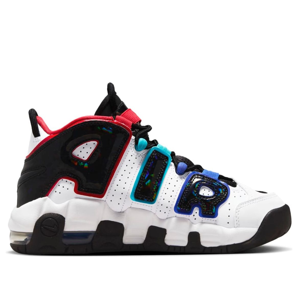 (GS) Nike Air More Uptempo CL 'White Black Royal Red' FV0838-100